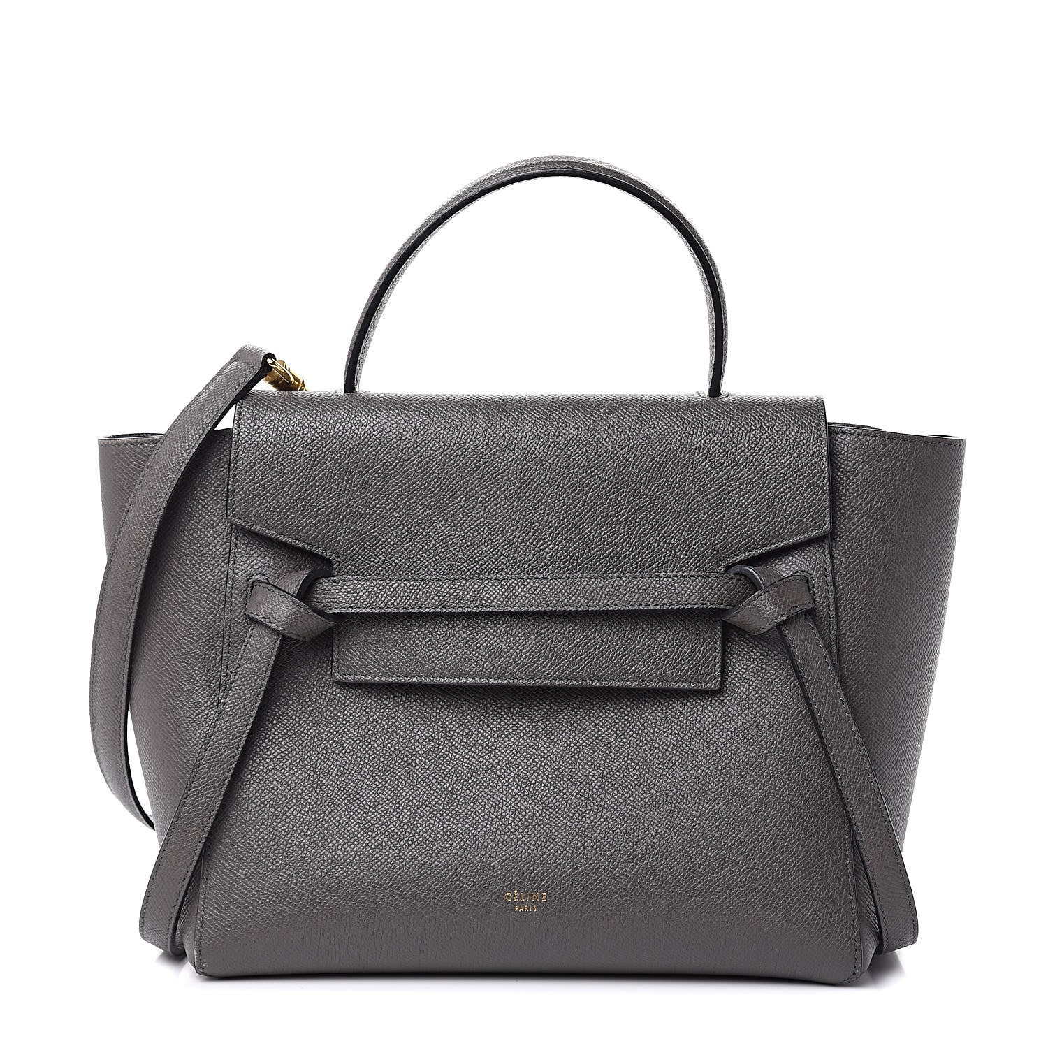 Celine Grained Calfskin Micro Belt Bag Grey 1 of 15