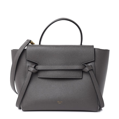 Celine Grained Calfskin Micro Belt Bag Grey 1 of 15