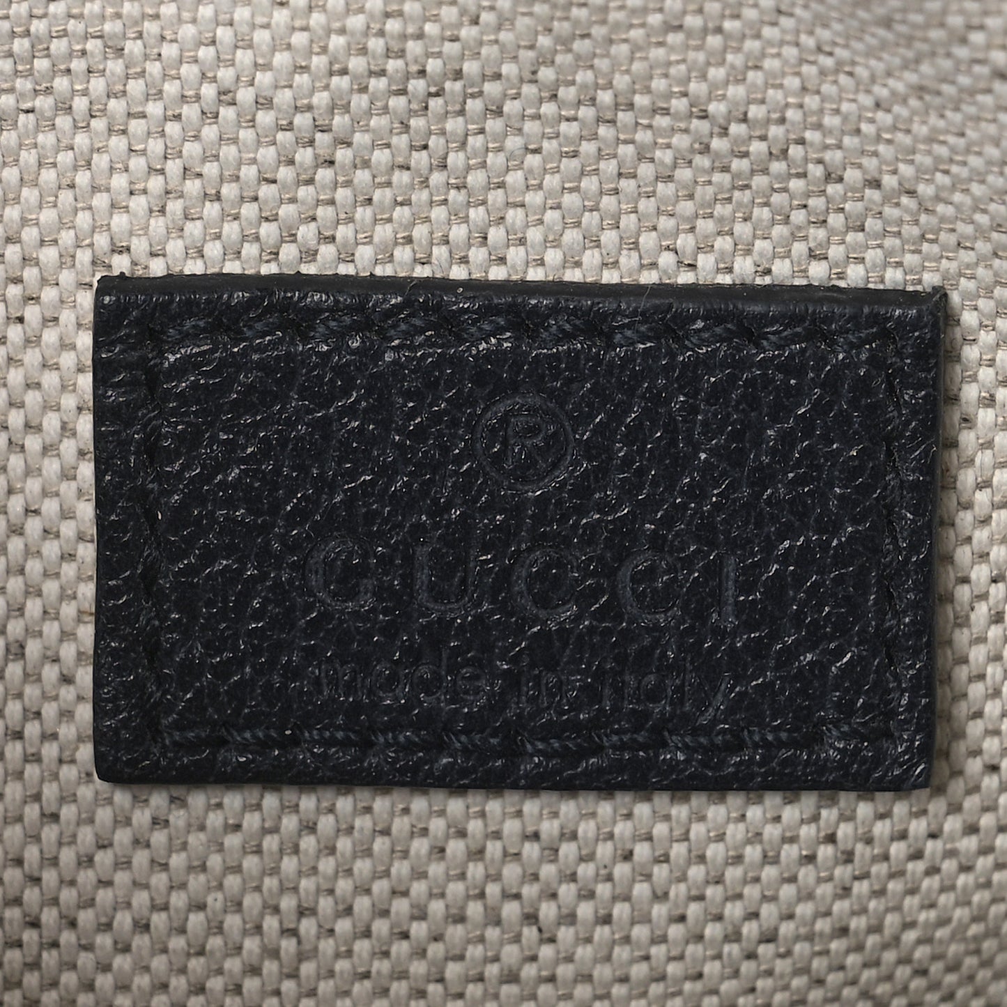 GG Supreme Monogram Textured Calfskin Web Mini Ophidia Messenger Beige Blue