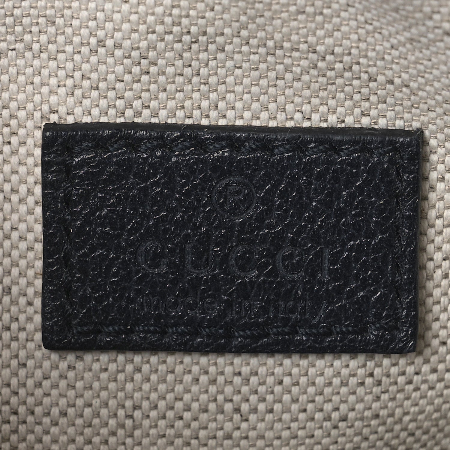 Gucci GG Supreme Monogram Textured Calfskin Web Mini Ophidia Messenger Beige Blue 7 of 10