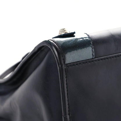 Balenciaga Smooth Calfskin Metallic Patent Giant 12 Silver Hardware City Black Gris 5 of 22