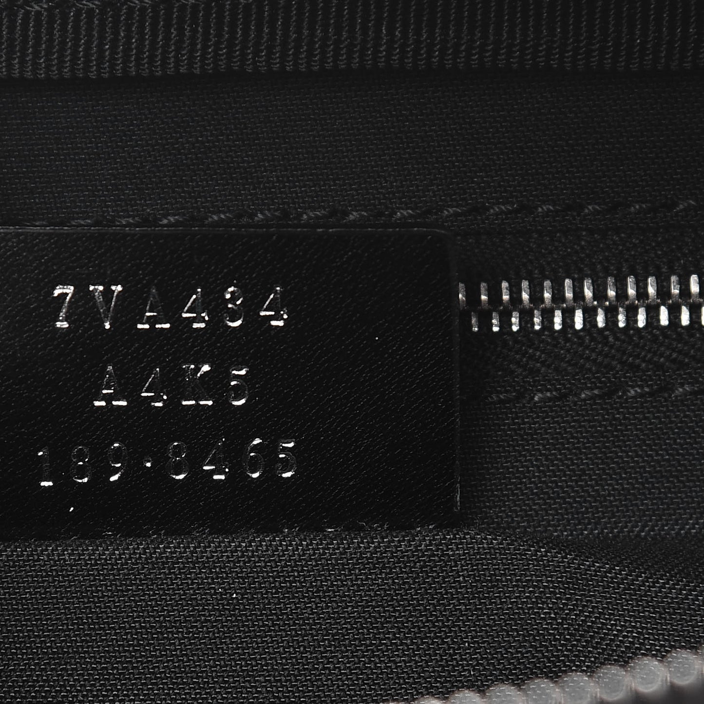 Vitello Century Bi-Color FF 1974 Embossed Belt Bag Maya Black