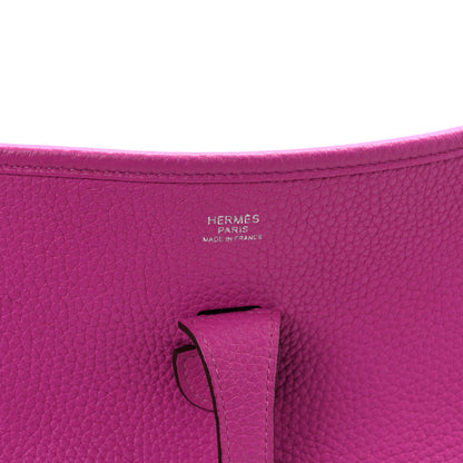 Hermes Taurillon Clemence Evelyne III PM Magnolia 6 of 15