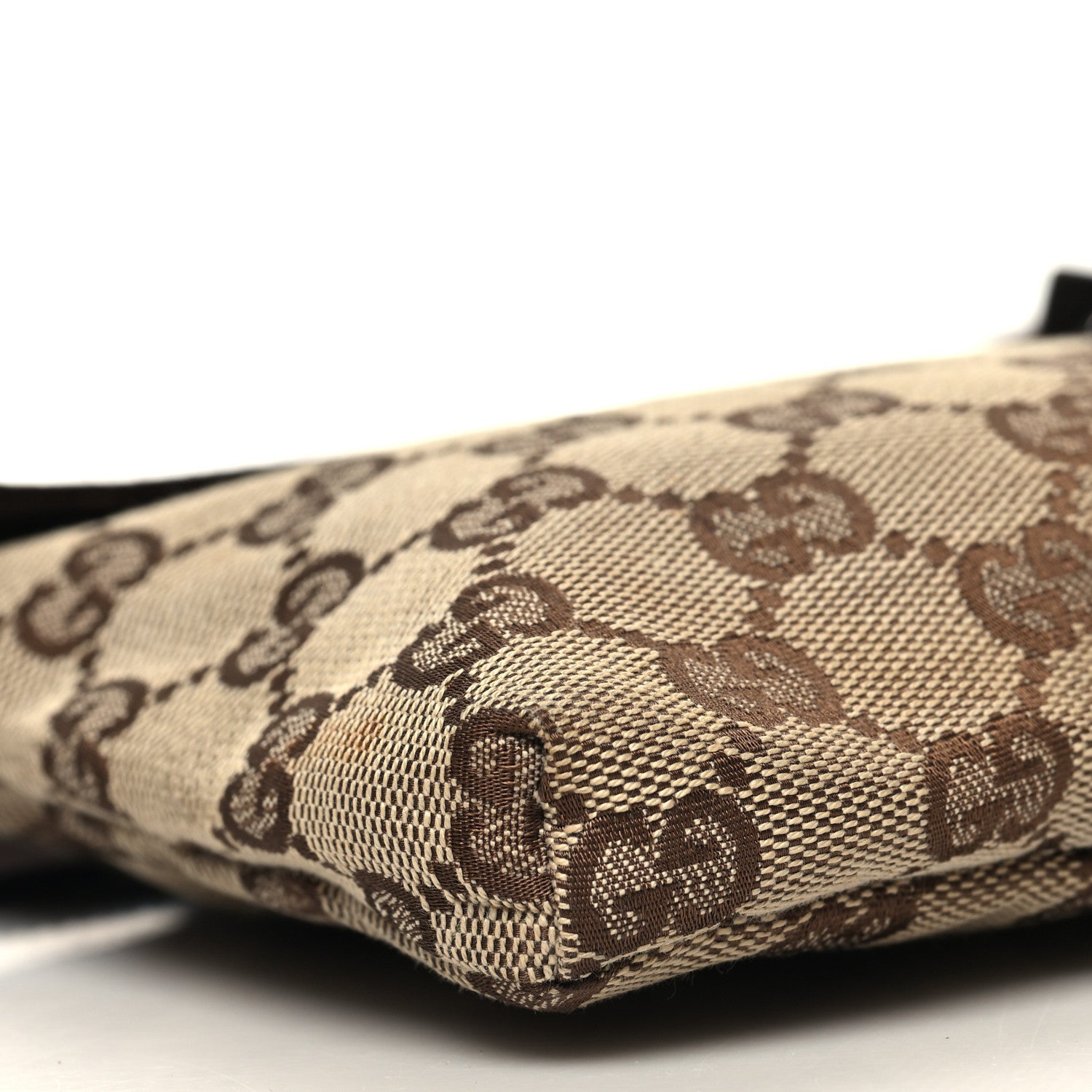 Gucci Monogram Web Belt Bag Dark Brown 9 of 11