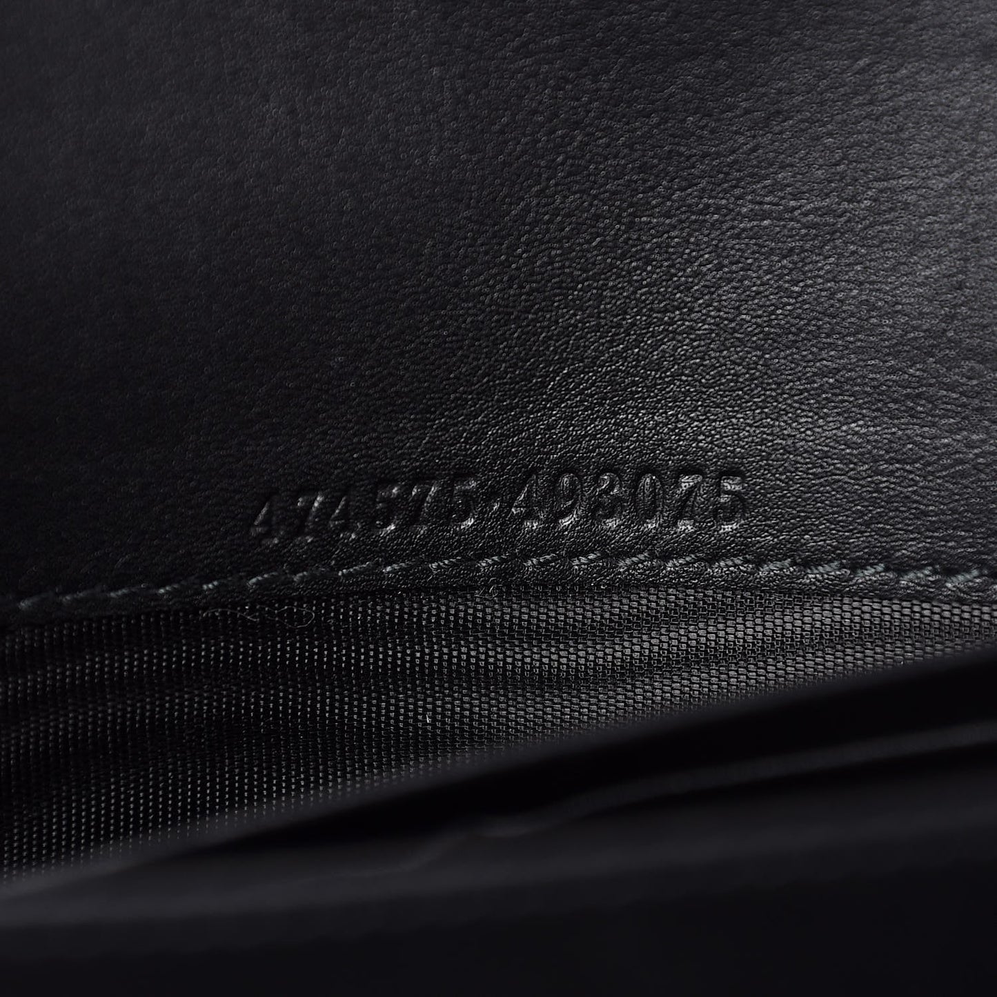 Velvet Matelasse GG Marmont Chain Wallet Black