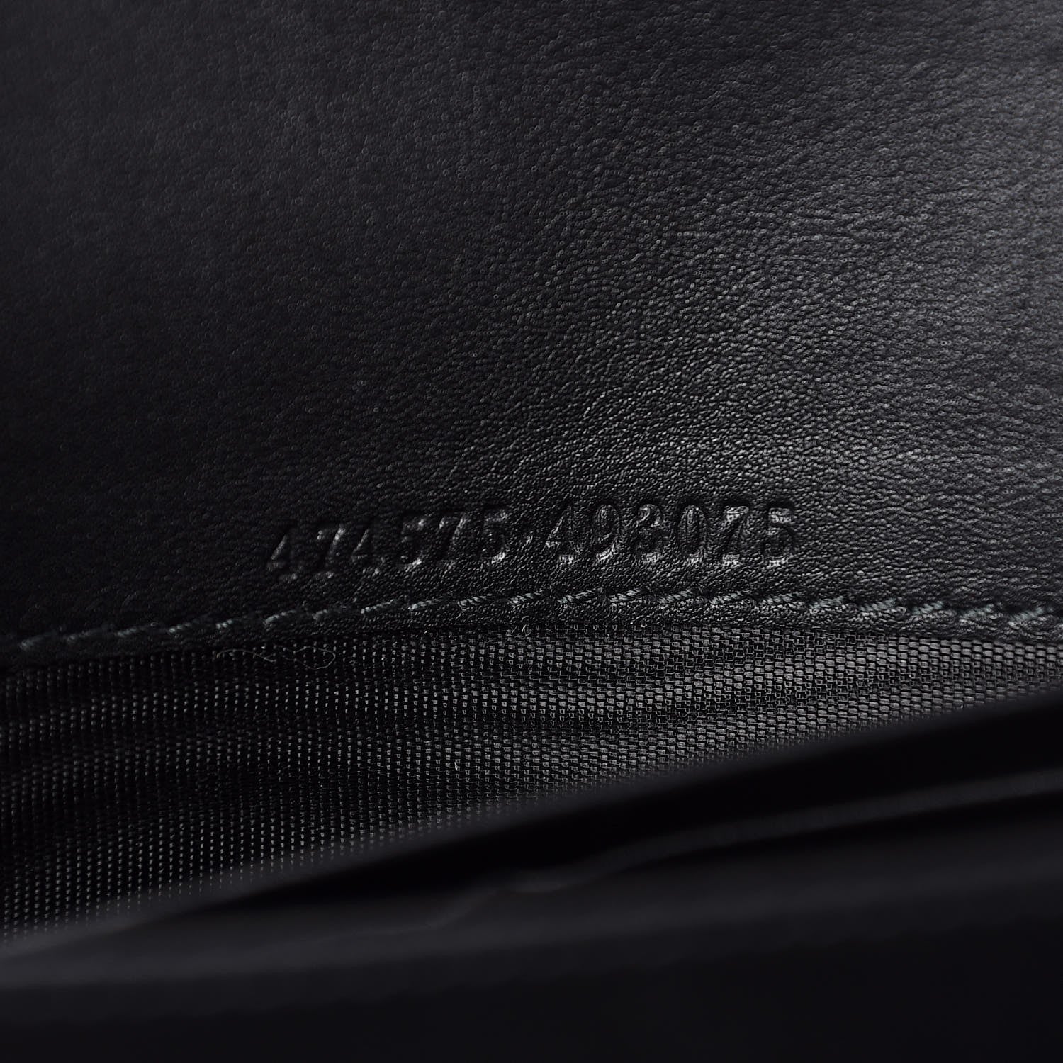Gucci Velvet Matelasse GG Marmont Chain Wallet Black 7 of 8
