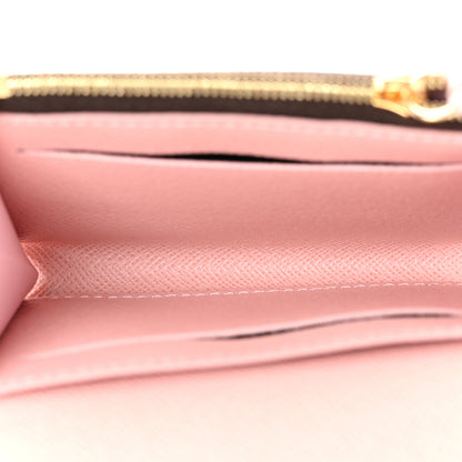 Louis Vuitton Damier Ebene Rosalie Coin Purse Rose Ballerine 5 of 8