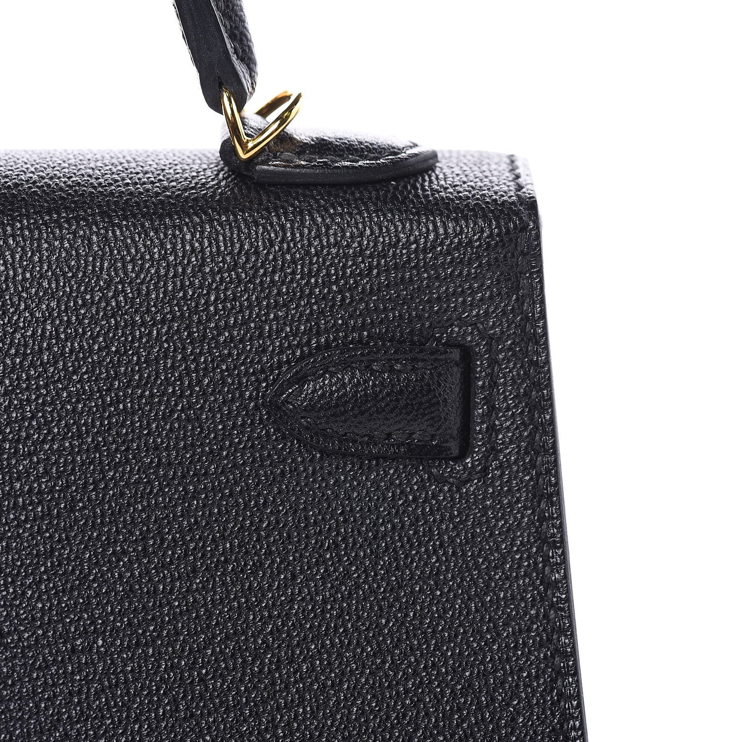 Hermes Chevre Mysore Mini Kelly Sellier 20 Black 23 of 25