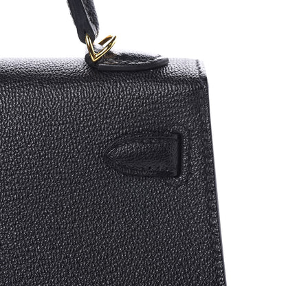 Hermes Chevre Mysore Mini Kelly Sellier 20 Black 23 of 25