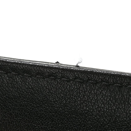 Chanel Striated Patent Quilted Card Holder Black 9 of 11