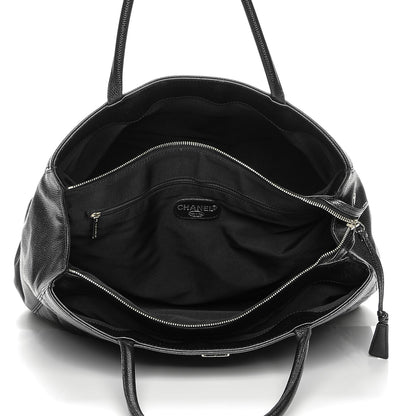 Chanel Caviar Quilted Shopping Tote Black 6 of 9