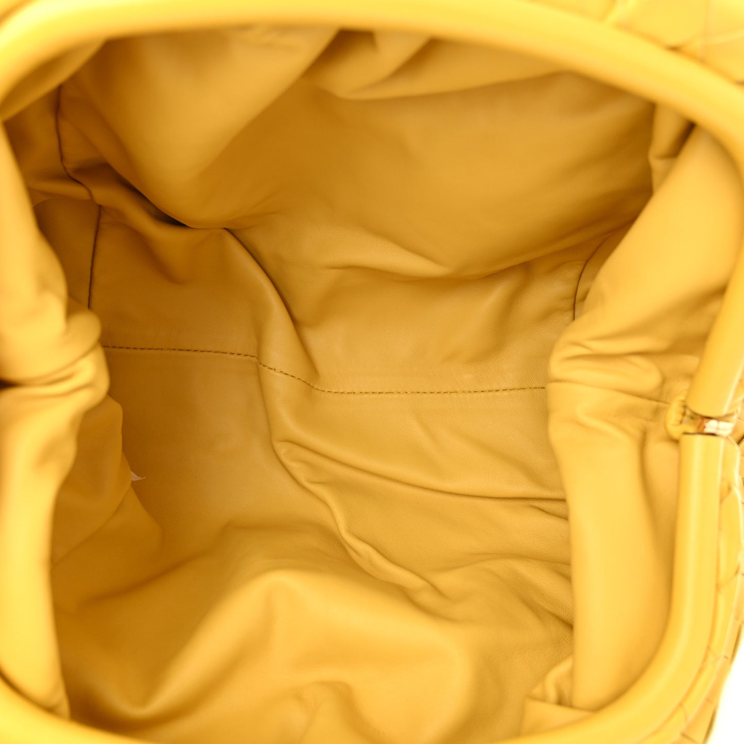 Nappa Maxi Intrecciato The Pouch Oversized Clutch  Corn