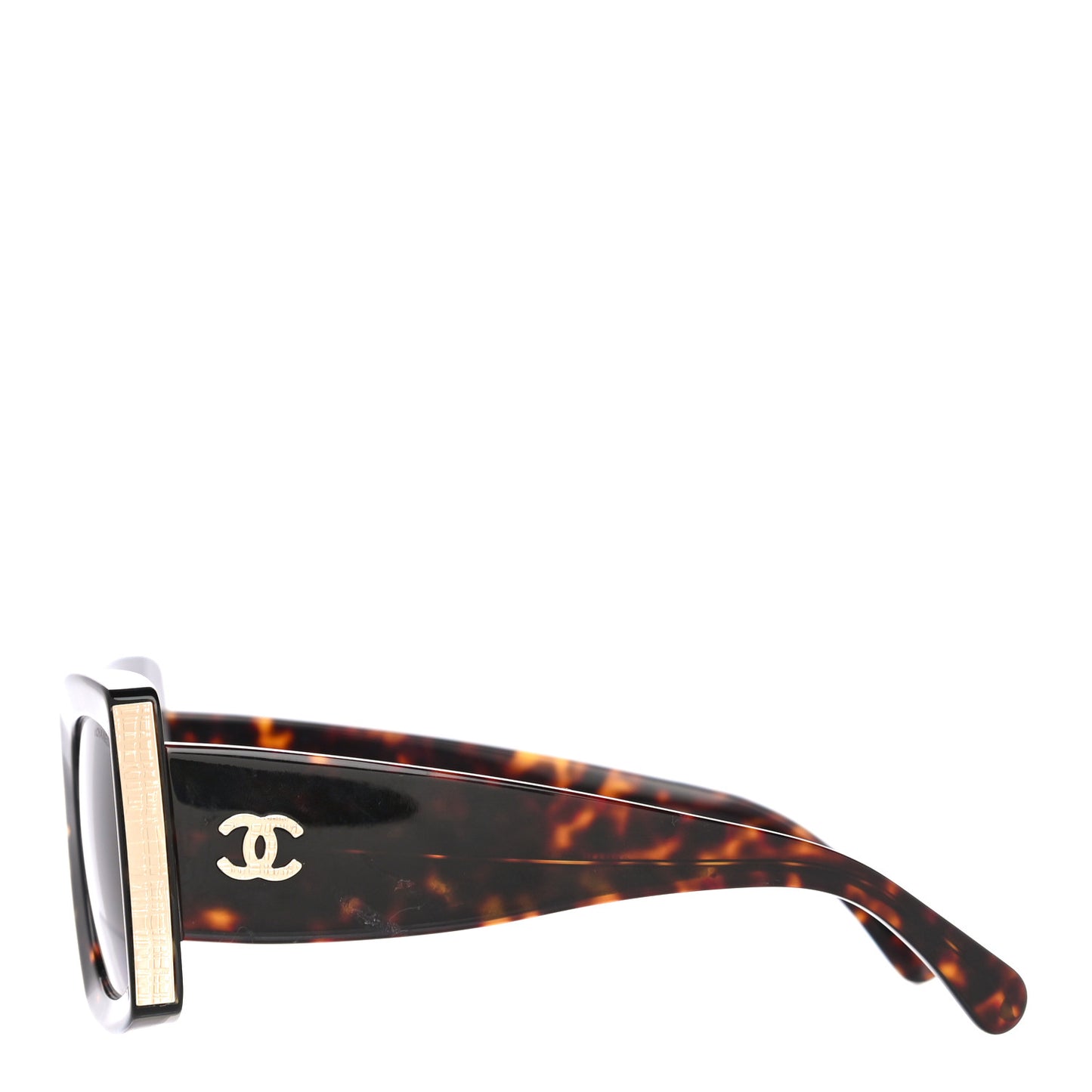 Acetate Rectangle Sunglasses 5435 Tortoise