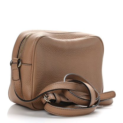 Gucci Pebbled Calfskin Small Soho Disco Bag Camelia 3 of 10