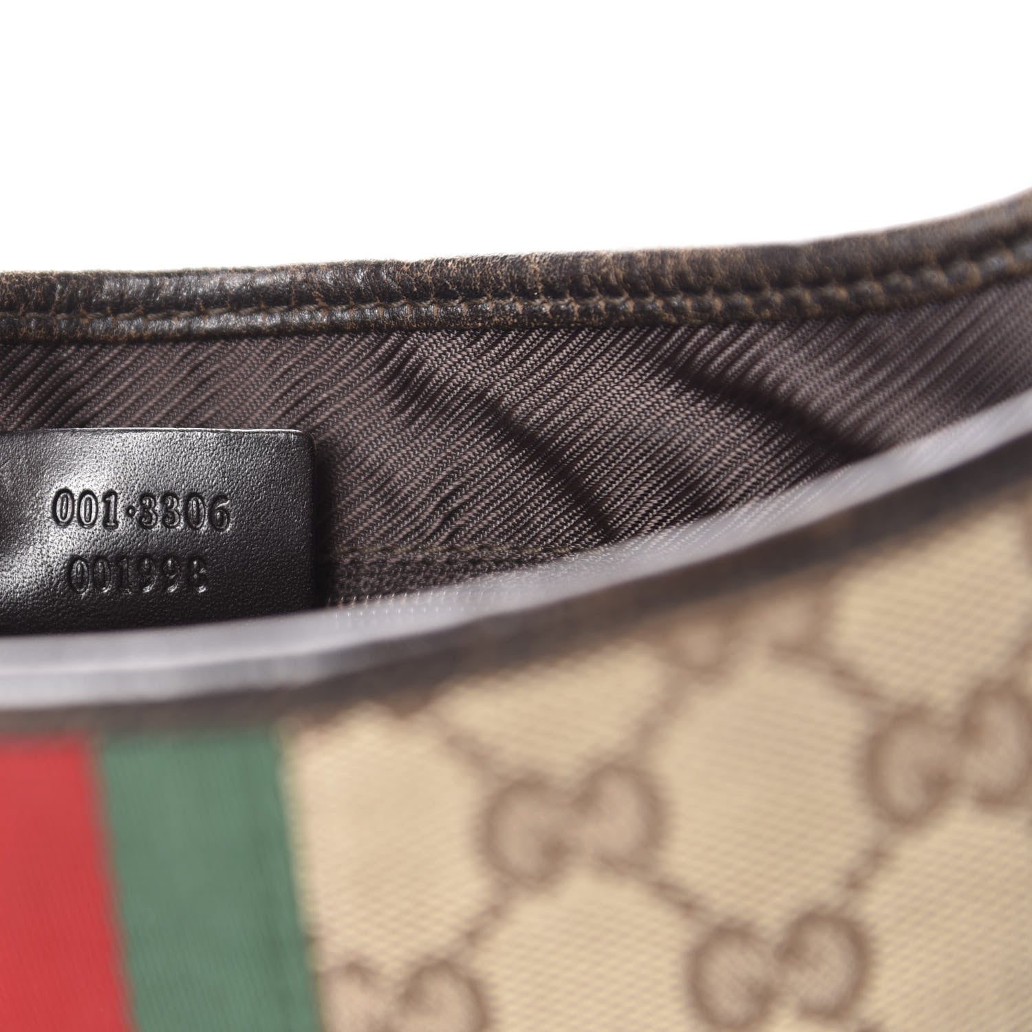 Gucci Monogram Web Jackie O Hobo Dark Brown 12 of 14