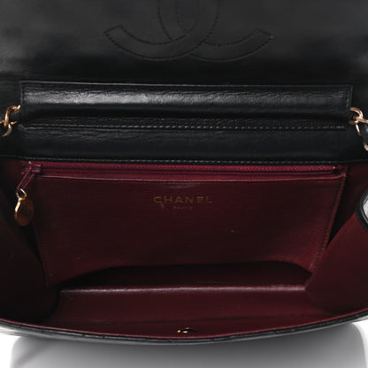 Chanel Lambskin Quilted Medium Single Flap Black 4 of 4
