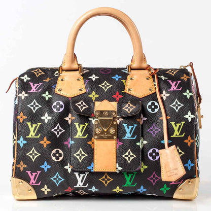 Louis Vuitton Monogram Multicolor Speedy 30 Black 1 of 10