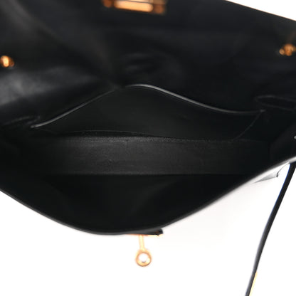 Hermes Chevre Chamkila Kelly Elan Black 5 of 17