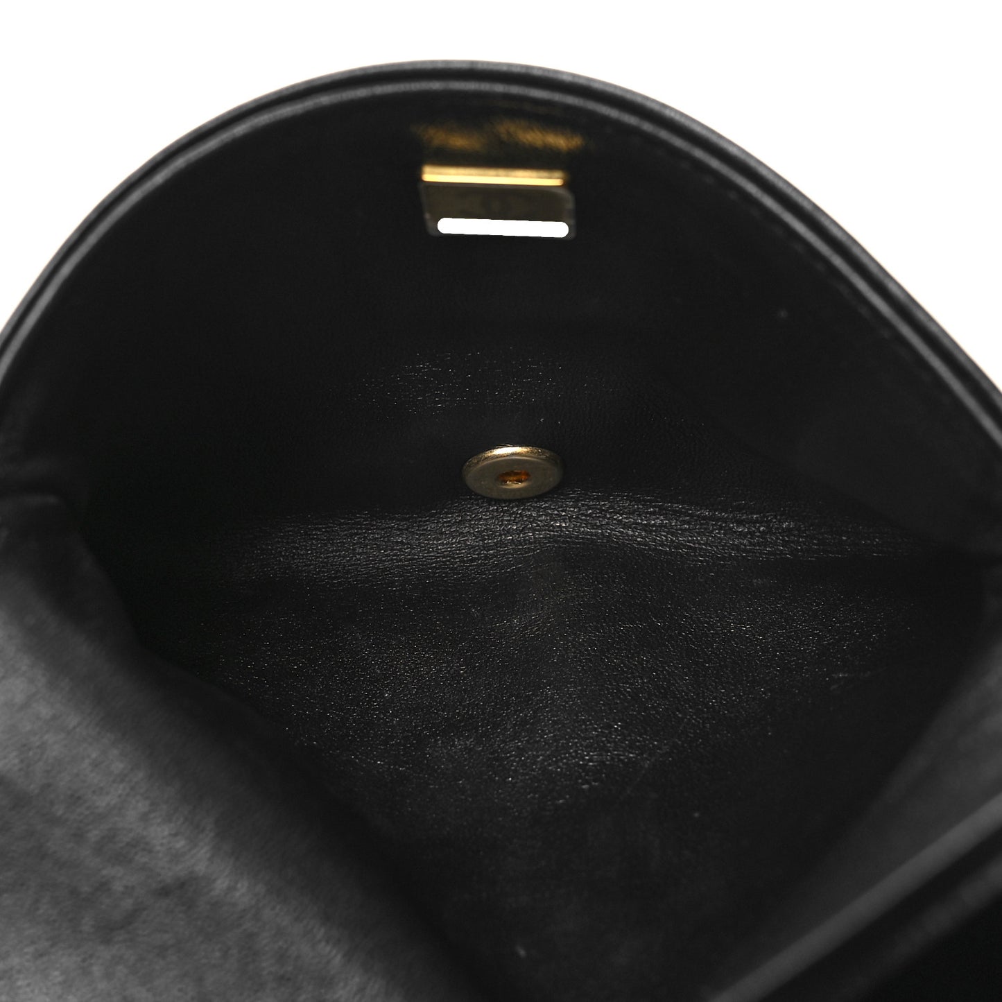 Caviar Quilted Mini Top Handle Flap Black