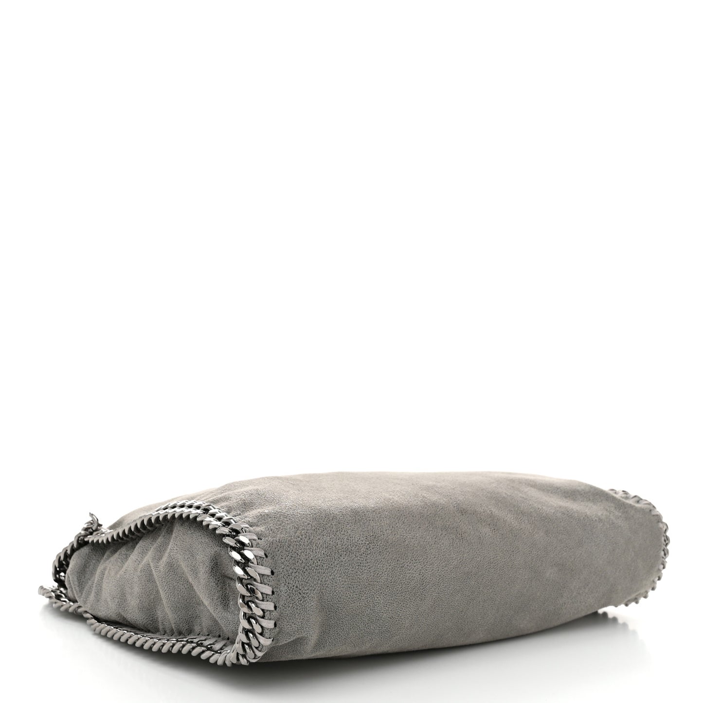 Shaggy Deer Falabella Fold Over Tote Grey
