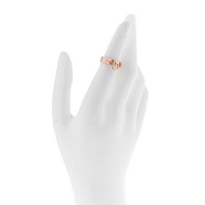Hermes 18K Rose Gold PM Collier De Chien Ring 48 4.5 2 of 4