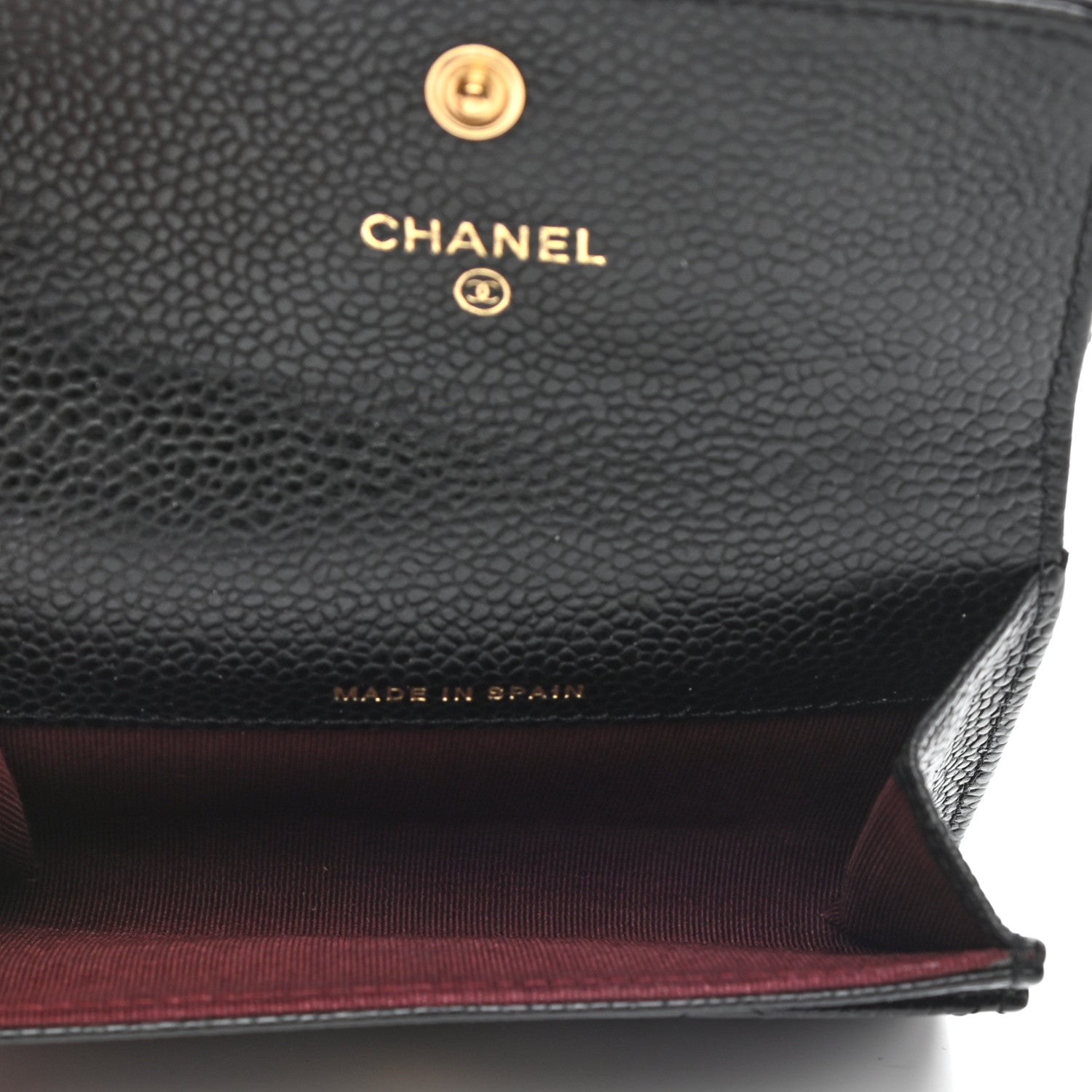 Chanel Caviar Quilted Flap Card Holder Black 5 of 10