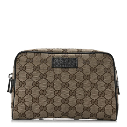 Gucci Monogram Dollar Calfskin Belt Bag Beige Ebony Testa di Moro Marrone Scuro 1 of 10