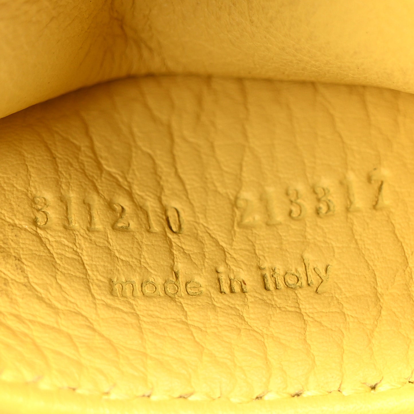 Calfskin Small Classic Y Cabas Yellow