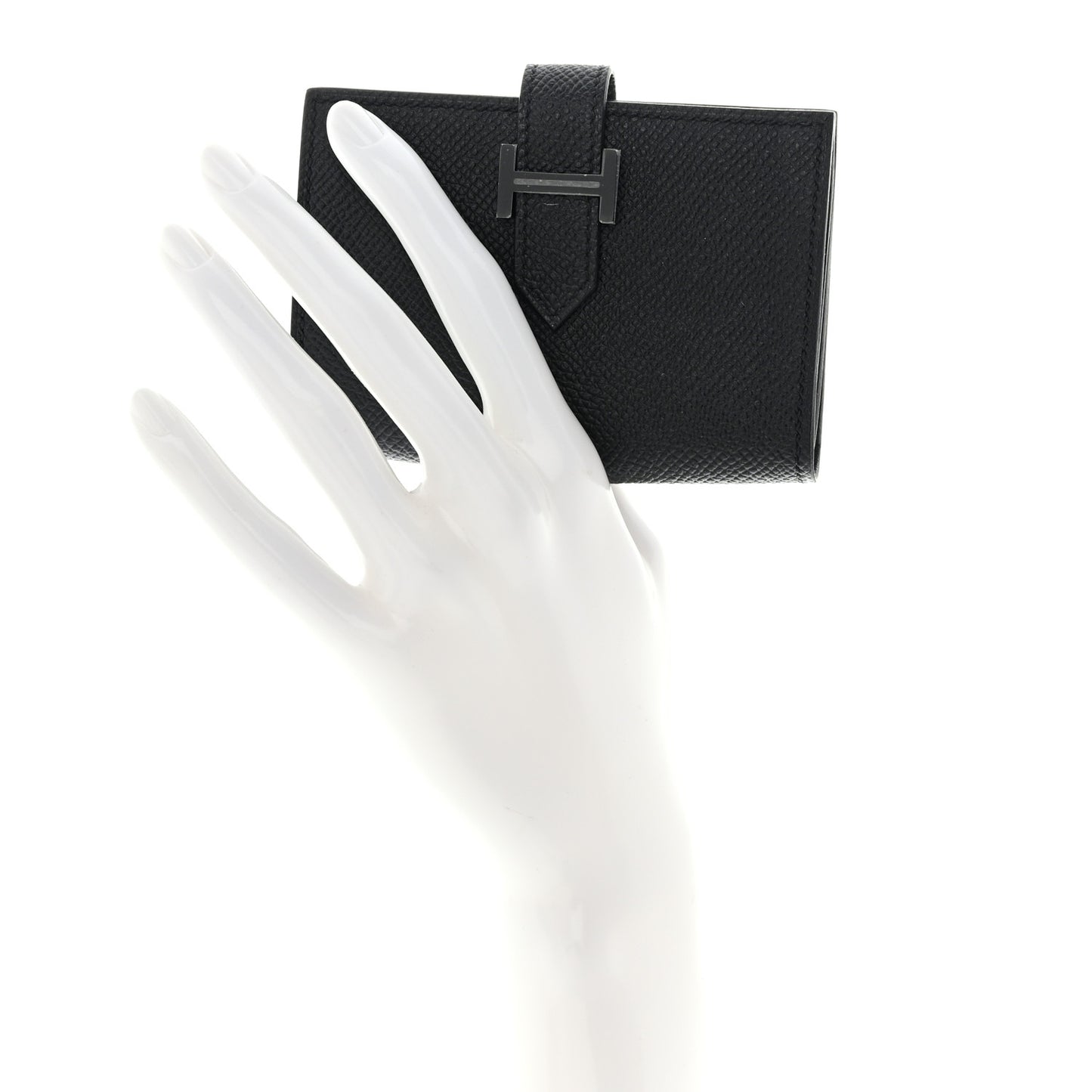 Epsom Monochrome Bearn Card Holder Wallet Black