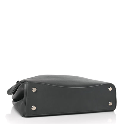 Balenciaga Natural Smooth Calfskin Medium Rodeo Top Handle Handbag Grey 4 of 8