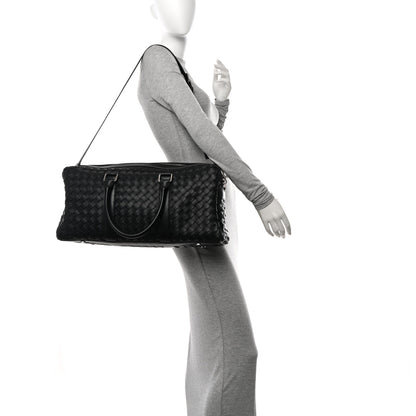 Bottega Veneta Nappa Intrecciato Gym Bag Black 2 of 11