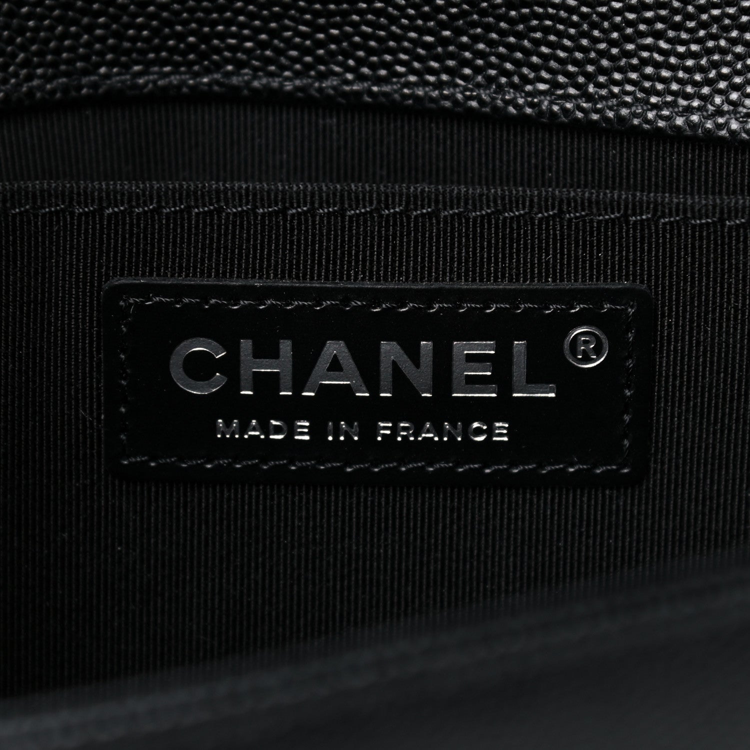 Chanel Caviar Quilted Medium Boy Flap Black 6 of 12