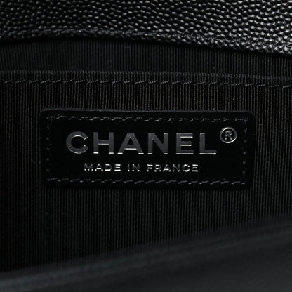 Chanel Caviar Quilted Medium Boy Flap Black 6 of 12