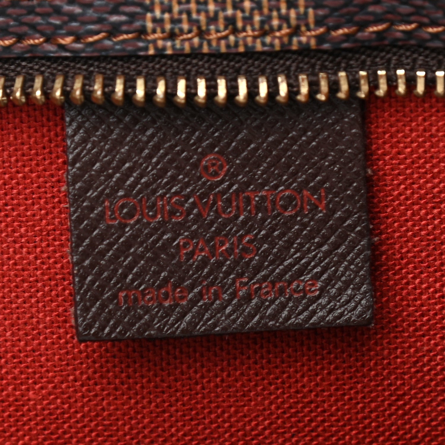 Louis Vuitton Damier Ebene Trousse Make Up Bag Pochette 7 of 8