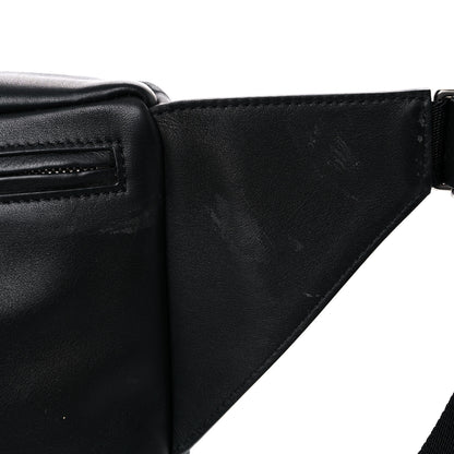Valentino Garavani Calfskin Go Logo Belt Bag Black White 17 of 18