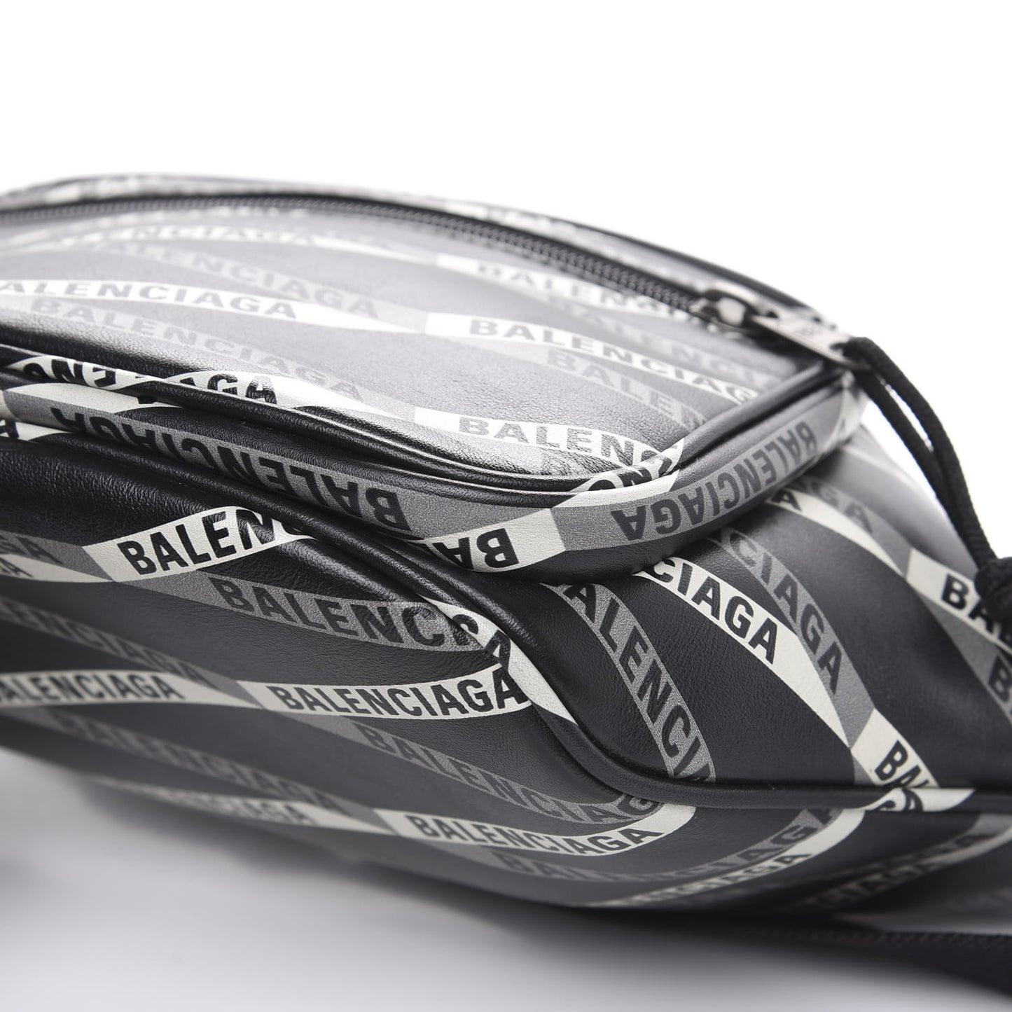 Smooth Calfskin Losange Monogram Explorer Belt Bag Black Grey