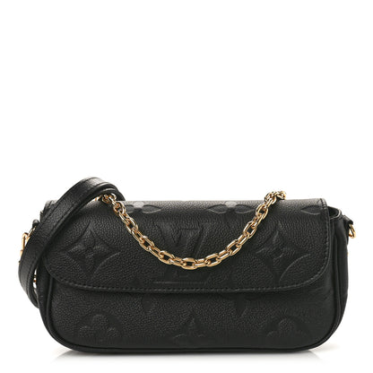 Louis Vuitton Empreinte Monogram Giant Ivy Wallet On Chain Black 1 of 9