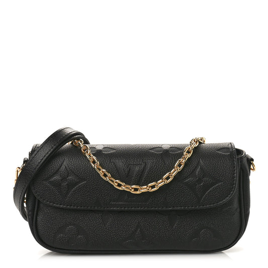 Empreinte Monogram Giant Ivy Wallet On Chain Black