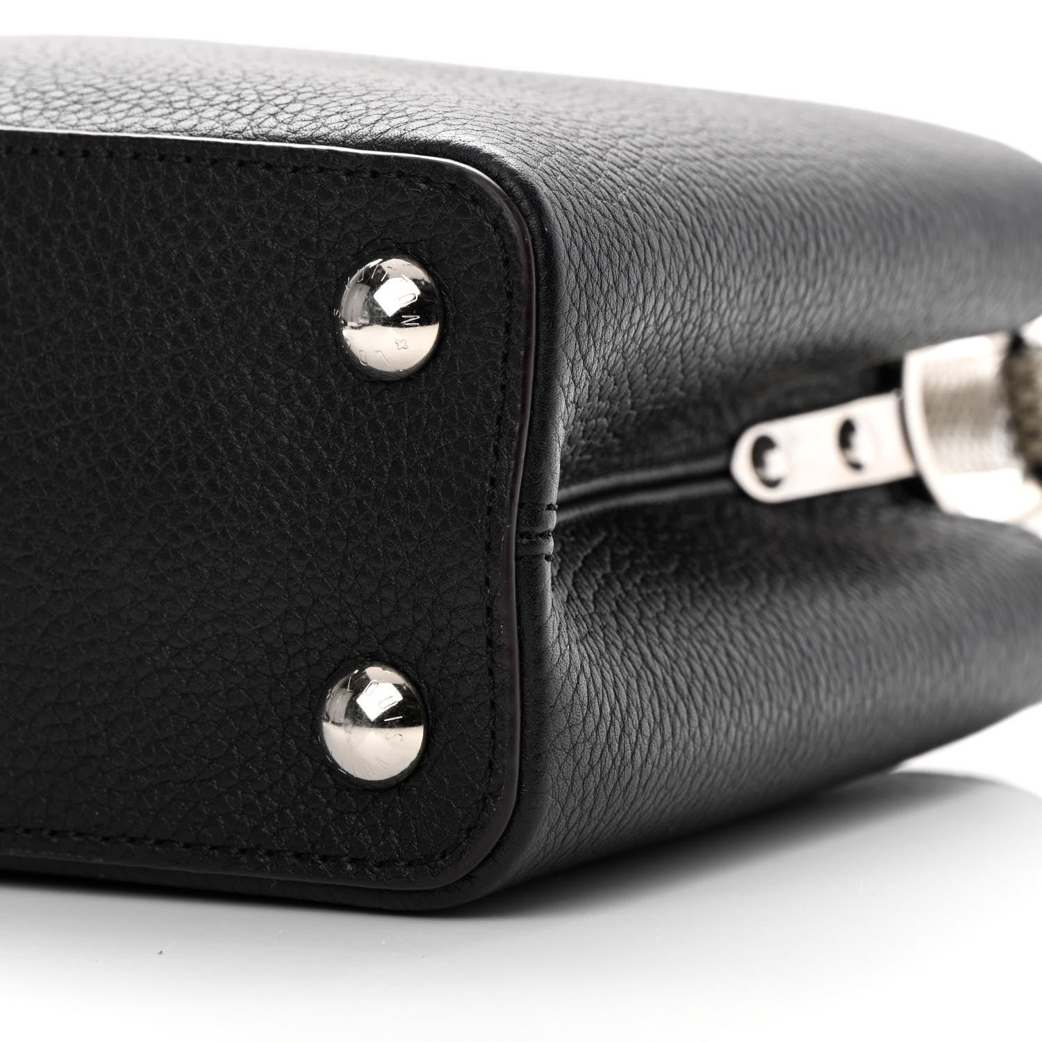 Louis Vuitton Taurillon Ayers Capucines BB Black 10 of 11