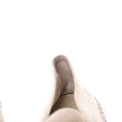 Chanel Linen Sequin CC Espadrilles 36 Beige Black 13 of 13
