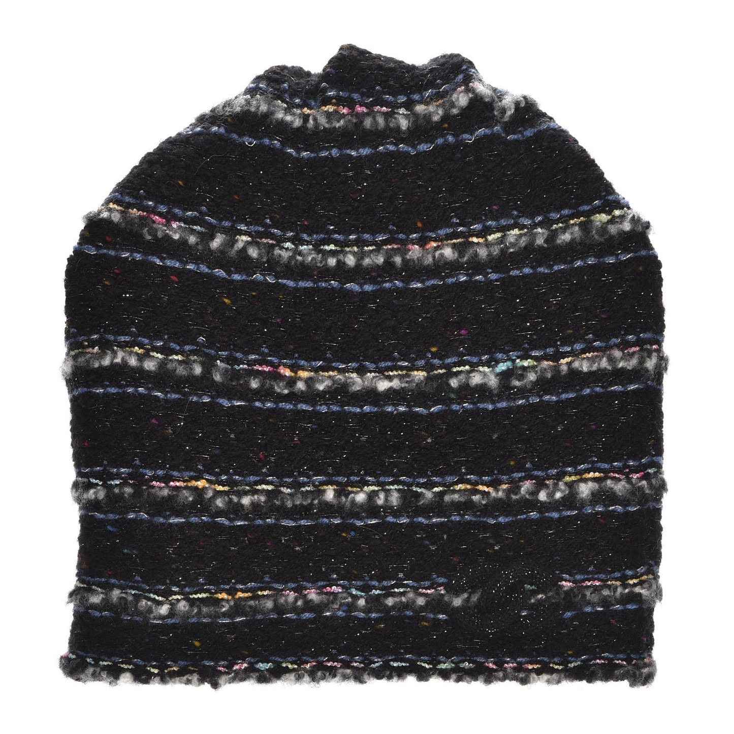 Wool Beanie Hat Black