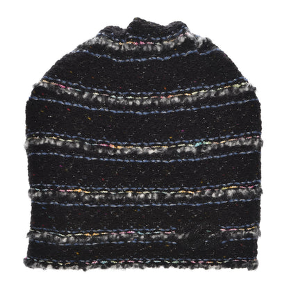Chanel Wool Beanie Hat Black 1 of 5