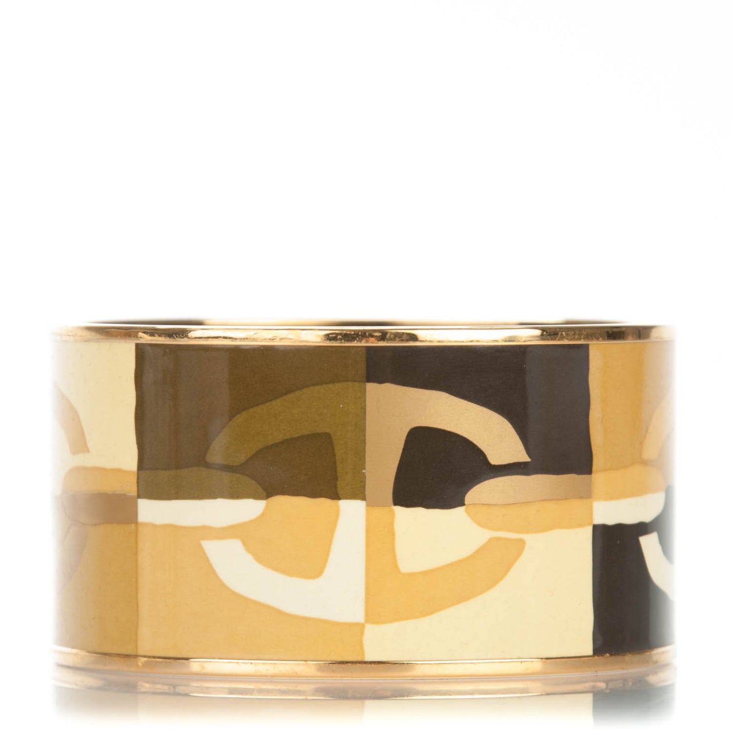 Enamel Printed Optique Chaine D'Ancre Extra Wide Bracelet 65