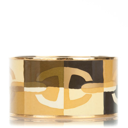 Hermes Enamel Printed Optique Chaine D'Ancre Extra Wide Bracelet 65 1 of 6