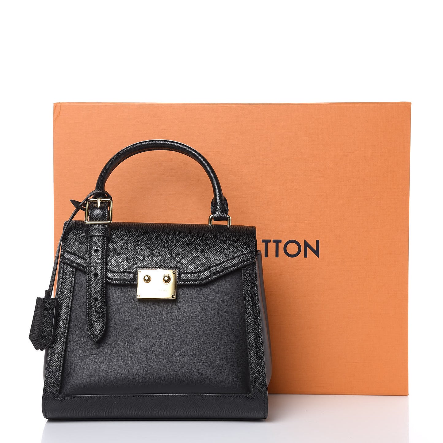 Grained Smooth Calfskin The LV Arch Black