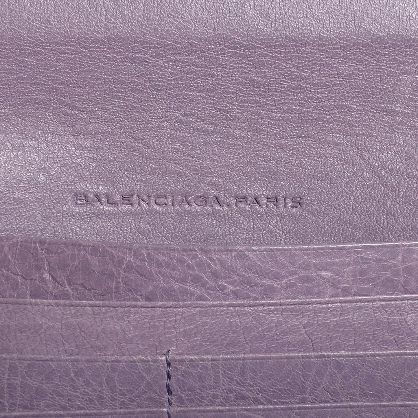 Agneau Classic Hardware Money Wallet Glycine
