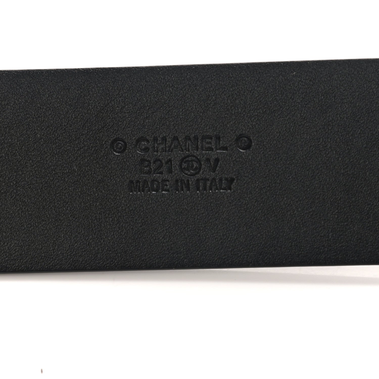 Chanel Calfskin CC Chain Belt 85 34 Black 3 of 6