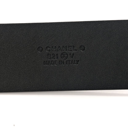 Chanel Calfskin CC Chain Belt 85 34 Black 3 of 6