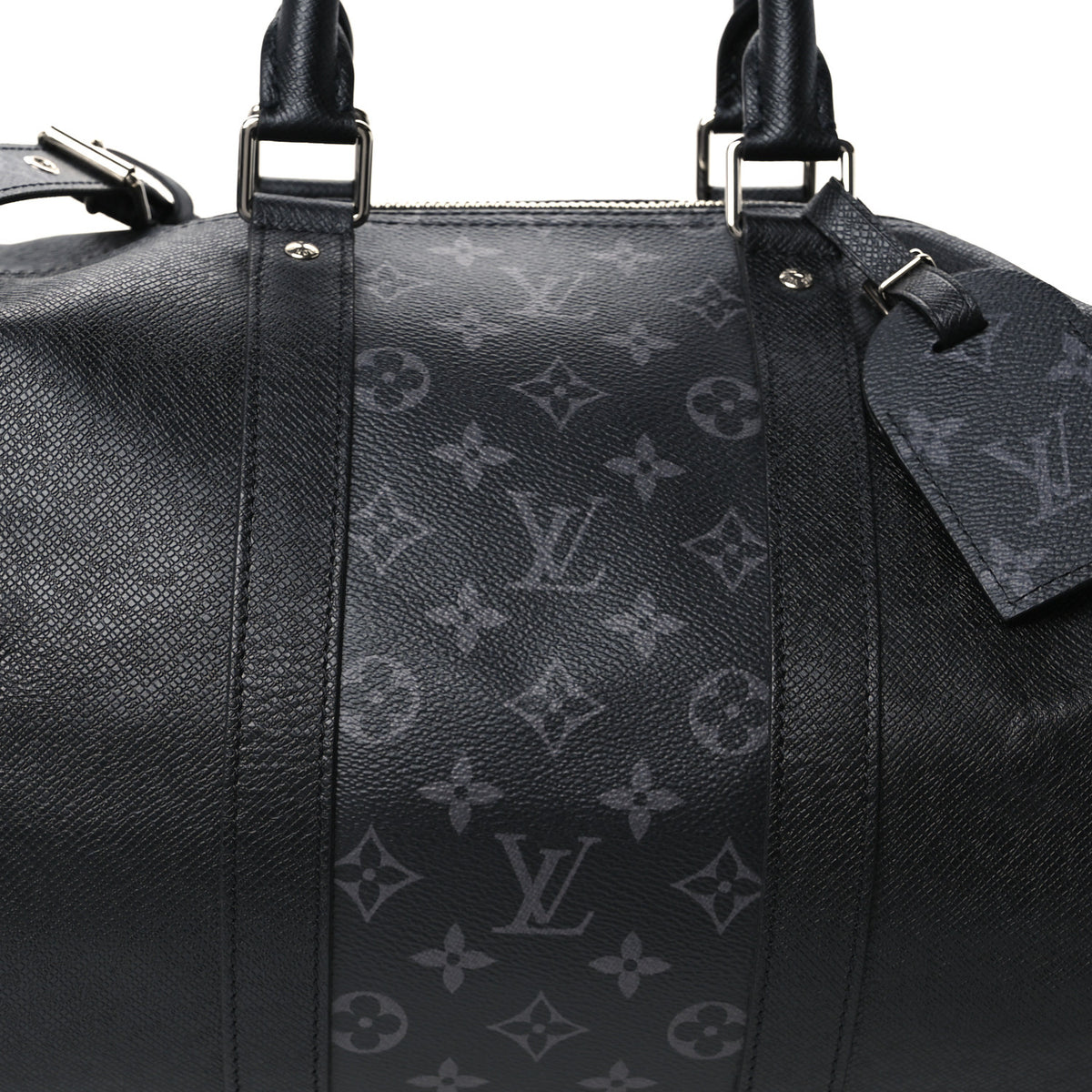 Louis Vuitton Taigarama Keepall Bandouliere 50 Black 8 of 10