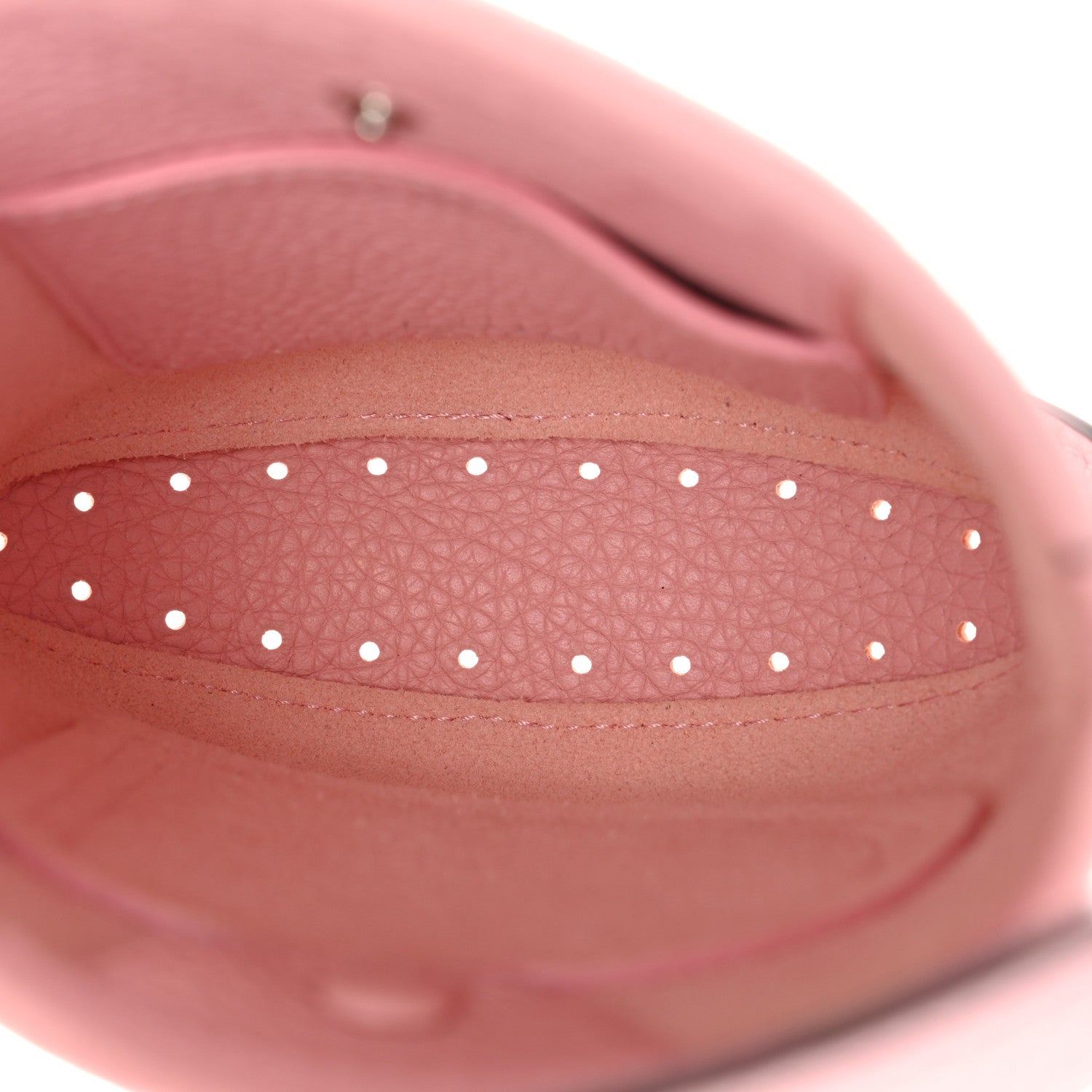 Delvaux Taurillon Soft Nano Toy Pin Eclat Bucket Pink 5 of 10